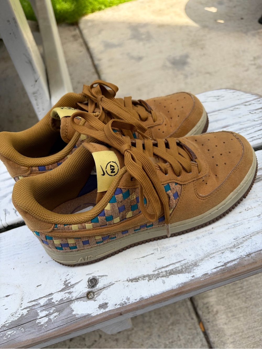 Nike Air Force 1 Low in Brown Suede
